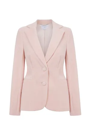 Brooklyn Jacket Blush Pink Velvet