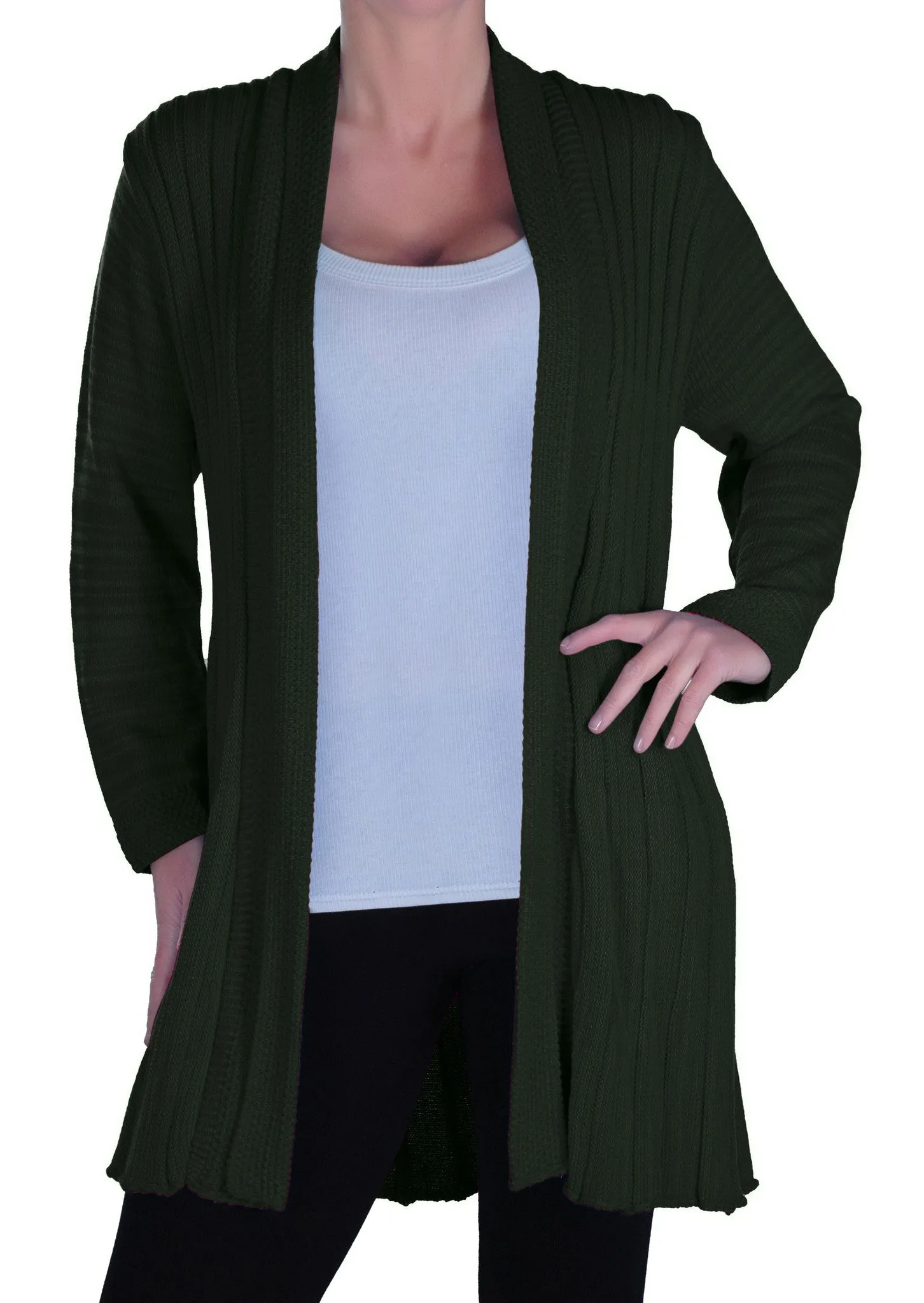 Colorado Knitted Draped Waterfall Cardigan