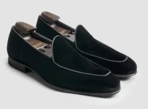 DiBianco Vomero Black Velvet Slipper