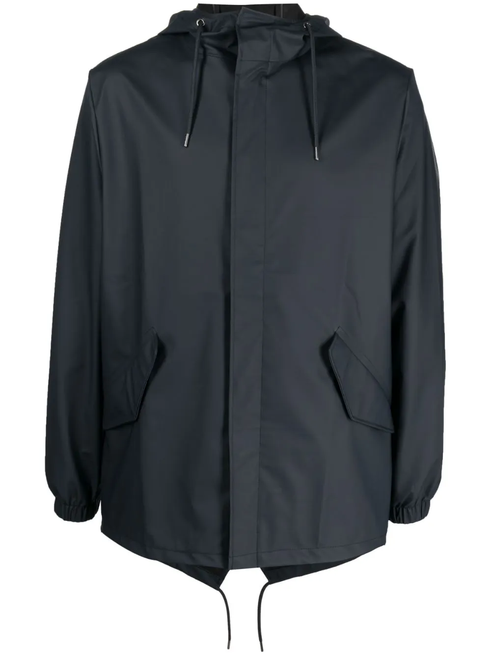 drawstring-hood parka jacket