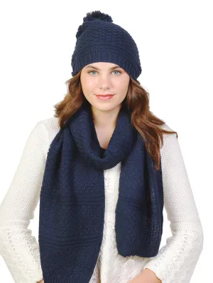 Fashion Knitted Hat and Scarf Sets