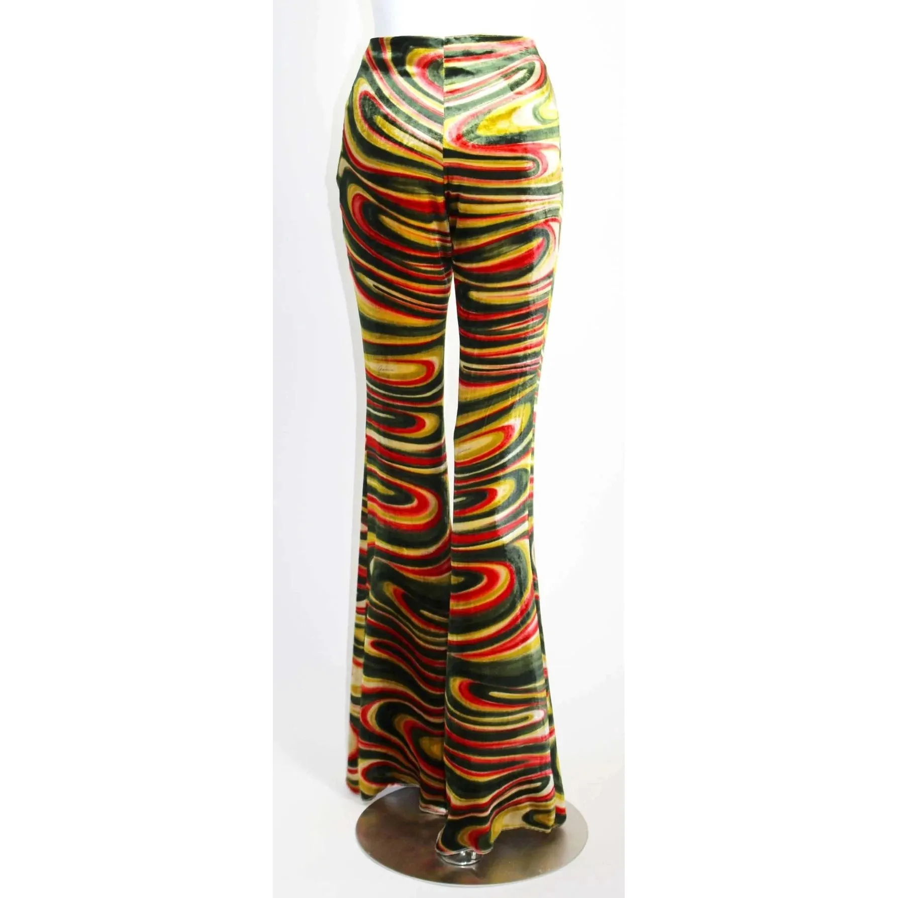 Gucci 1990s by Tom Ford Runway Silk Velvet Pants