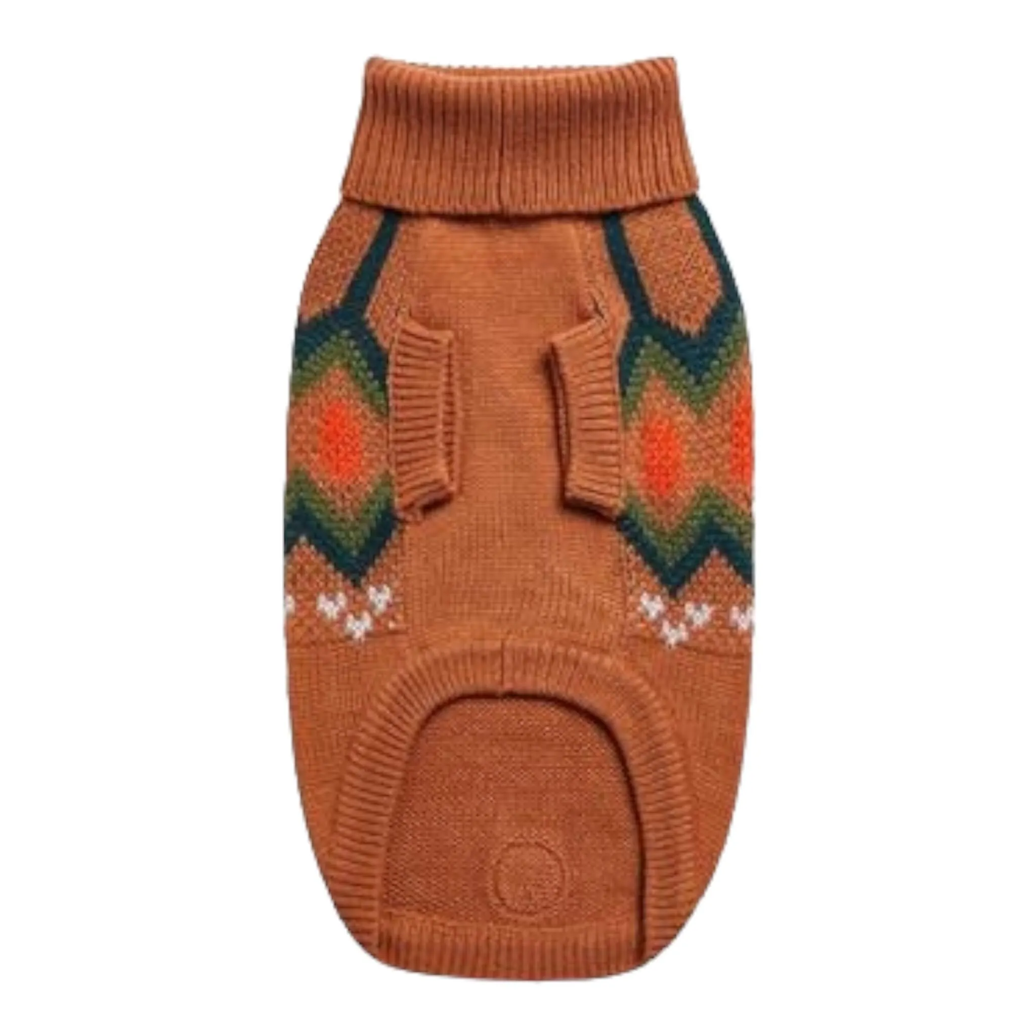 Heritage Turtleneck Dog Sweater - Hazel