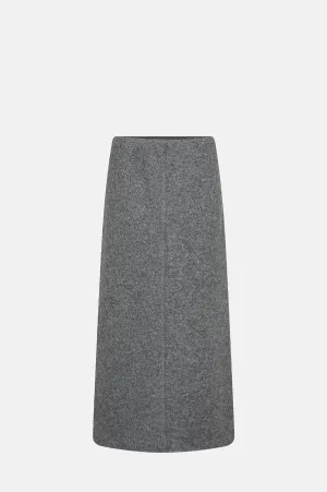 Icon Skirt Dark Grey Melange