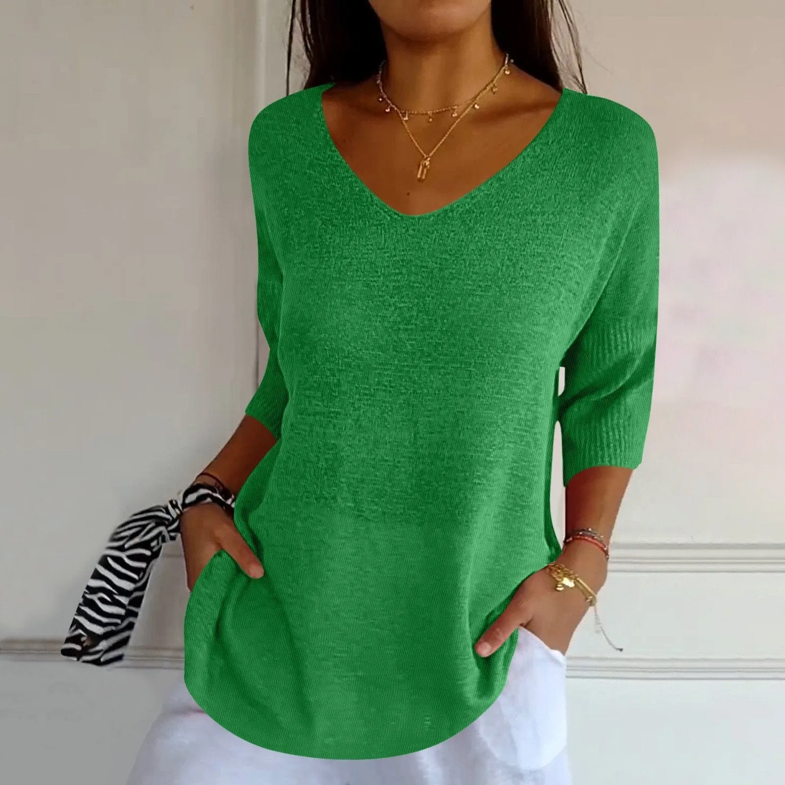 Ivyshape | Classic Knitted Top