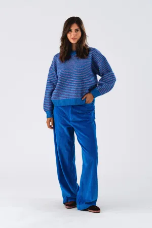 LOLLIES Blue Knit Jumper