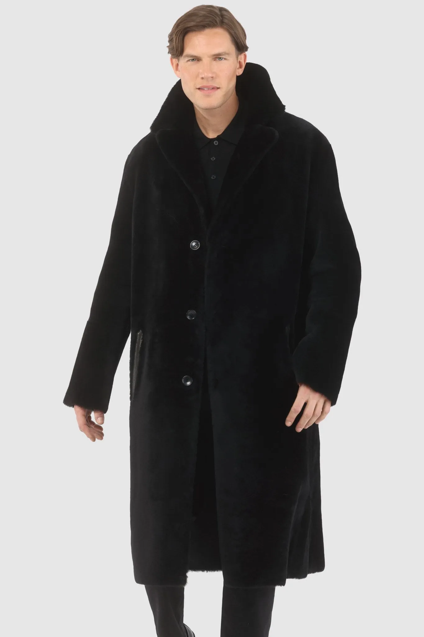 Men's Reversible Merino Shearling Lamb Coat