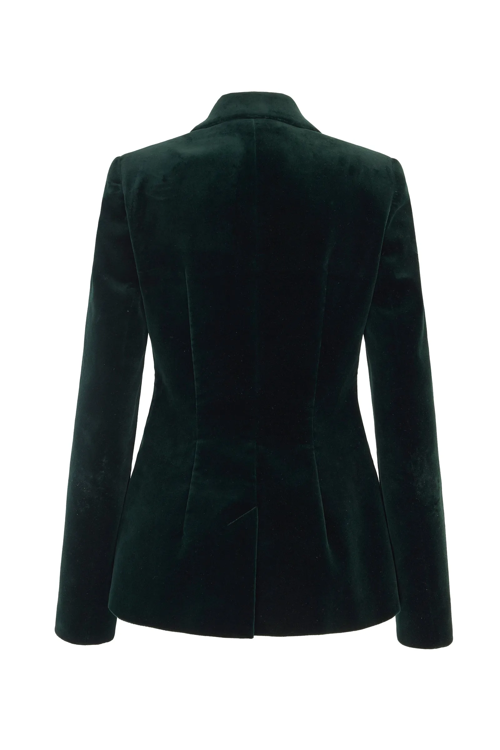 Queens Forest Velvet Blazer