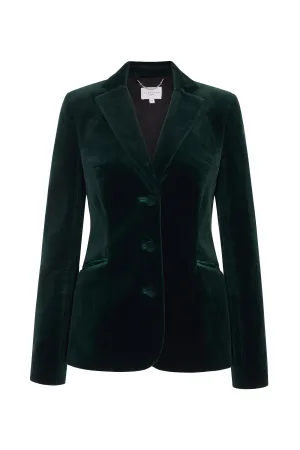 Queens Forest Velvet Blazer