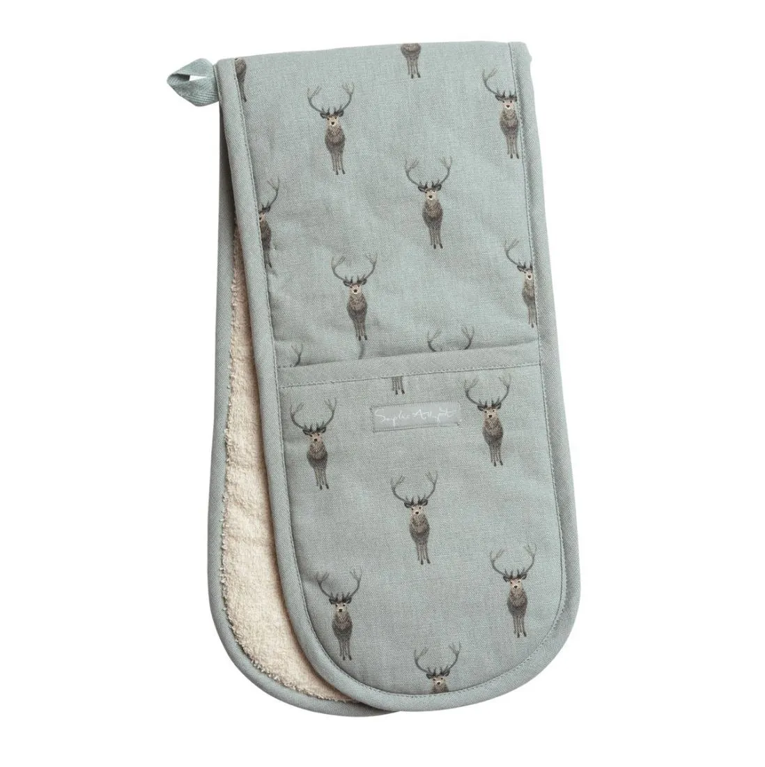 Sophie Allport Highland Stag Double Oven Gloves