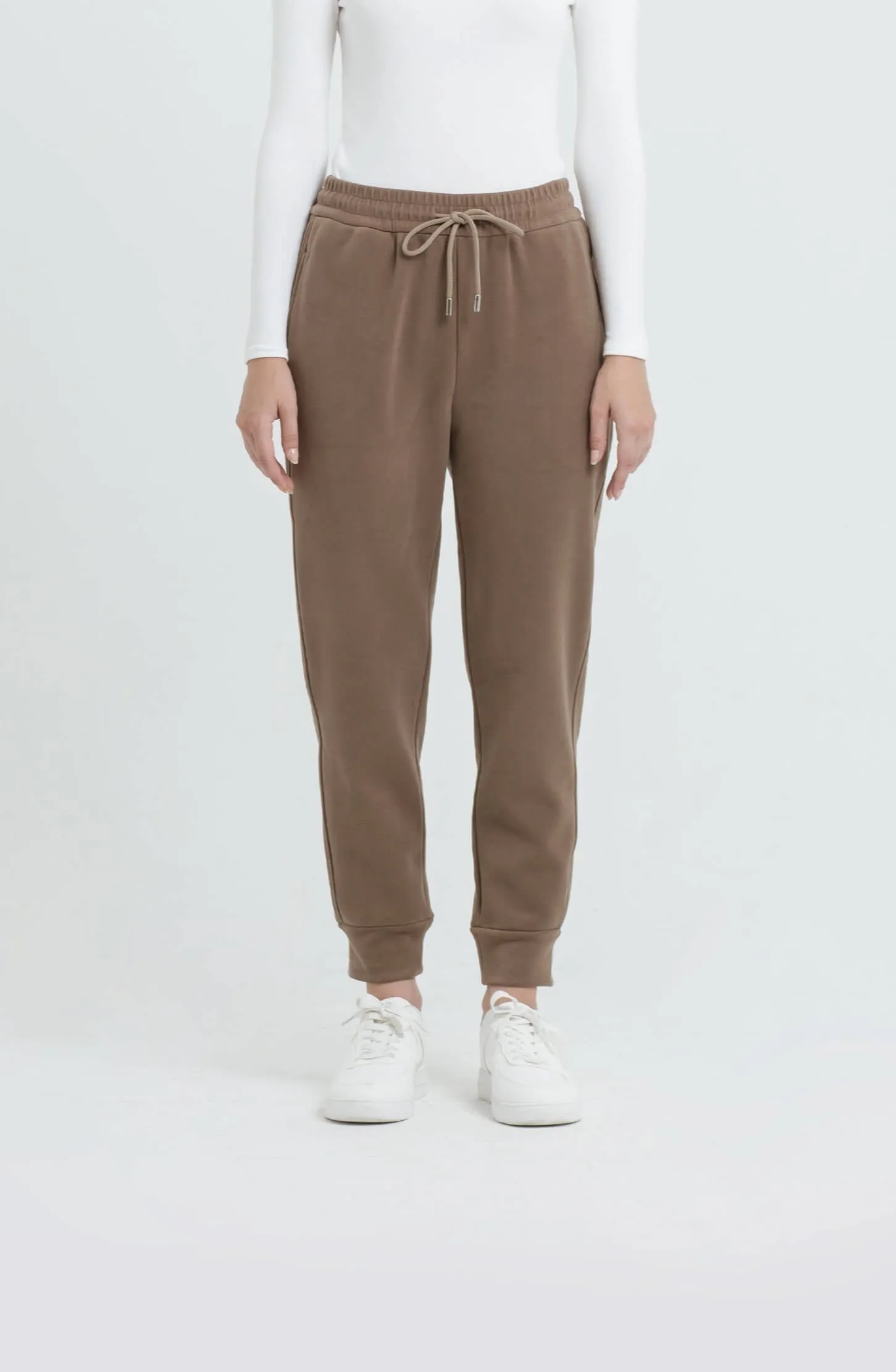 Taupe Soft Fleece Winter Jogger