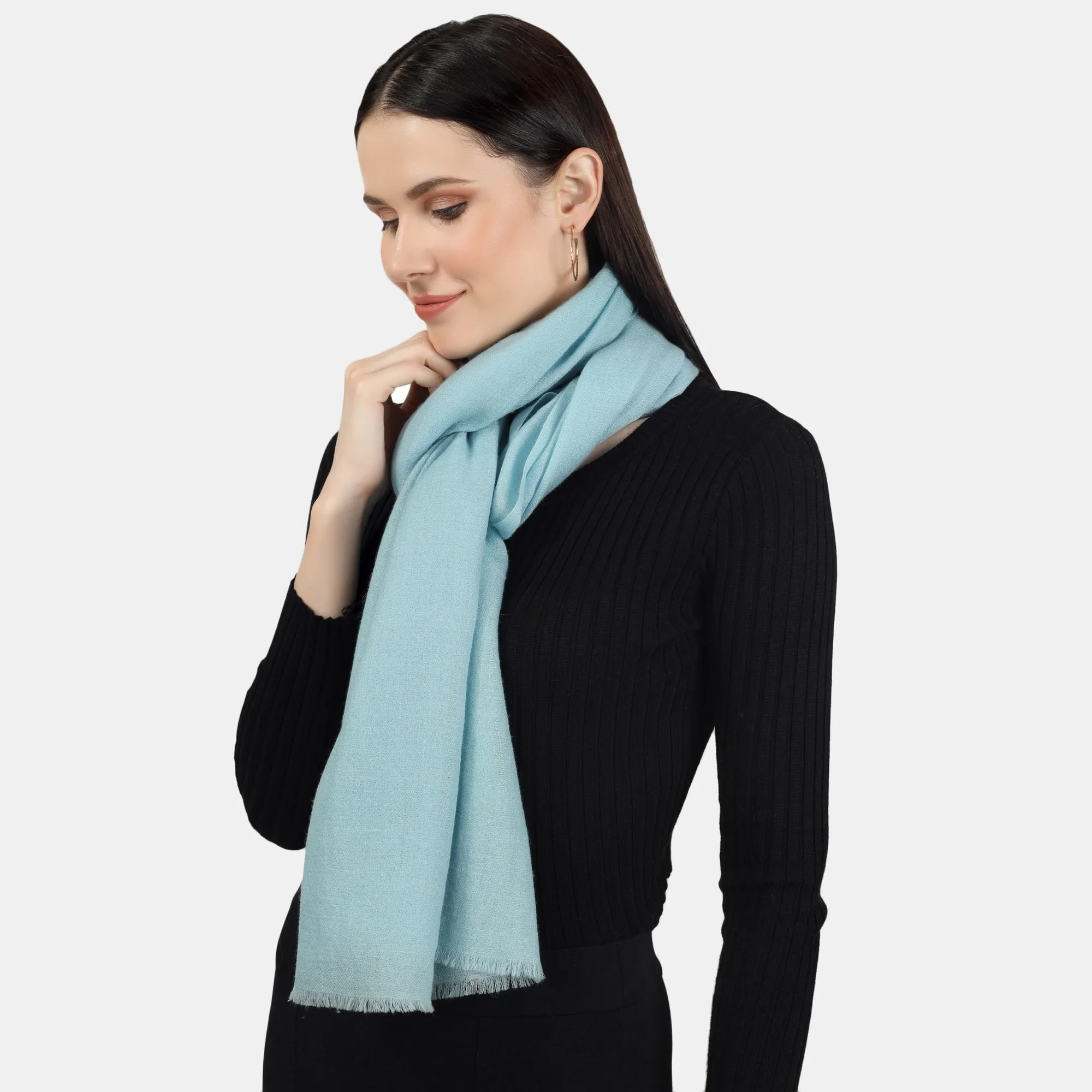 Turquoise Cashmere Scarf