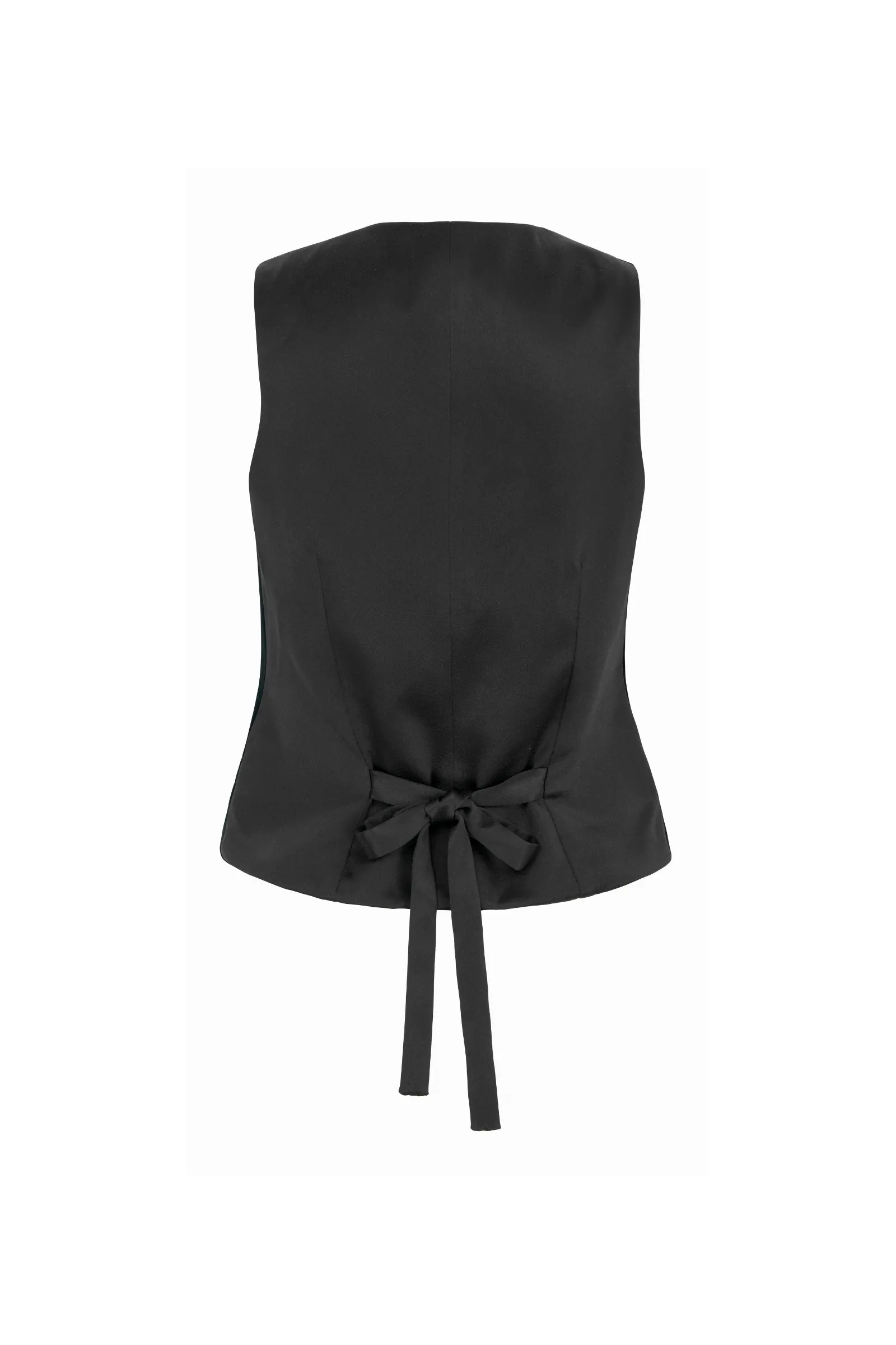 Tuxedo Waistcoat Black Velvet