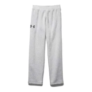 Under Armour Men's True Grey Heather/Black Rival Fleece Pants