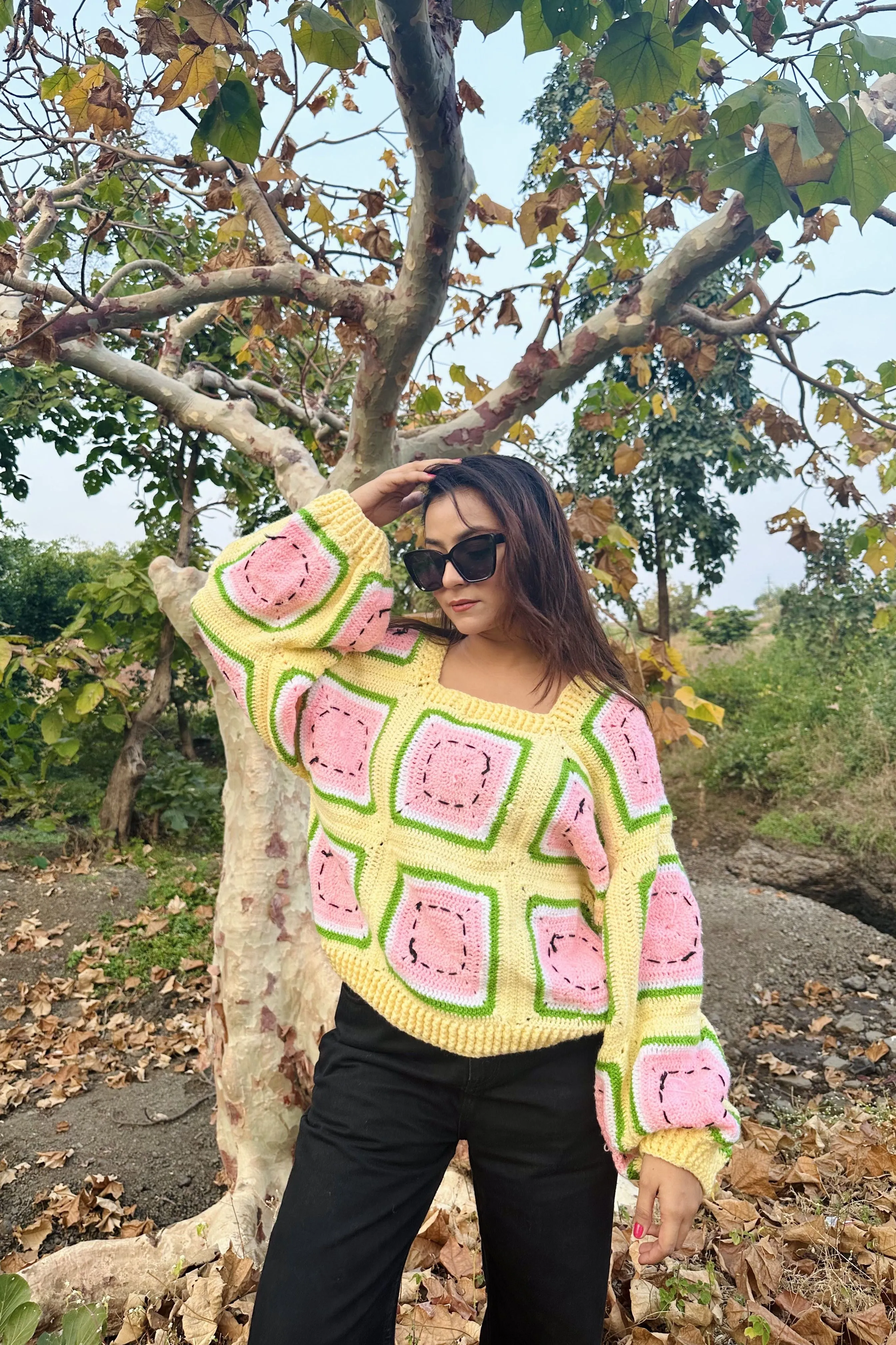 Watermelon Crochet Sweaters