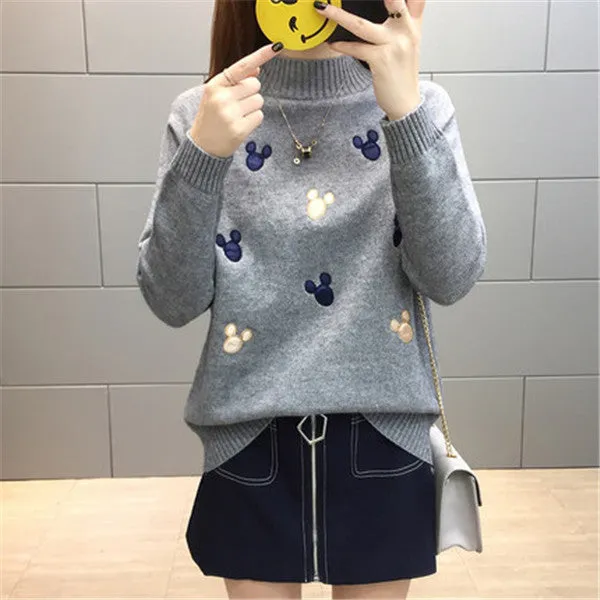 Women Knit Pullover Sweater New Autumn Winter Clothes