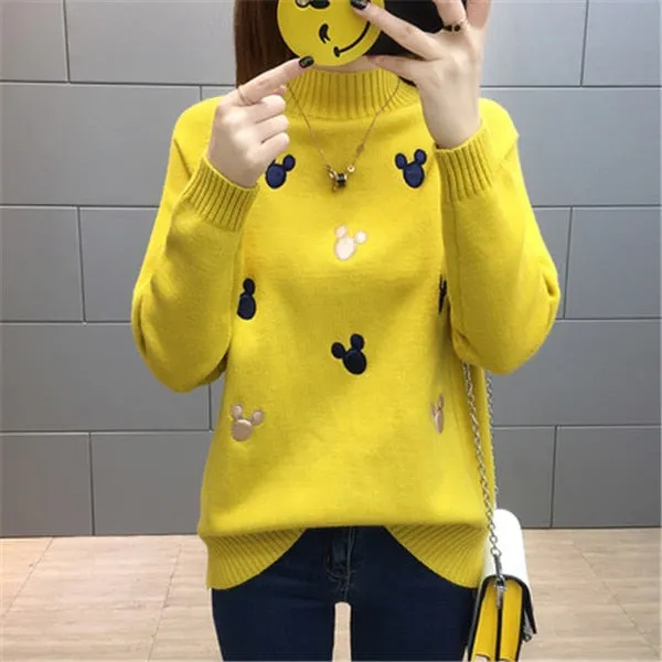 Women Knit Pullover Sweater New Autumn Winter Clothes